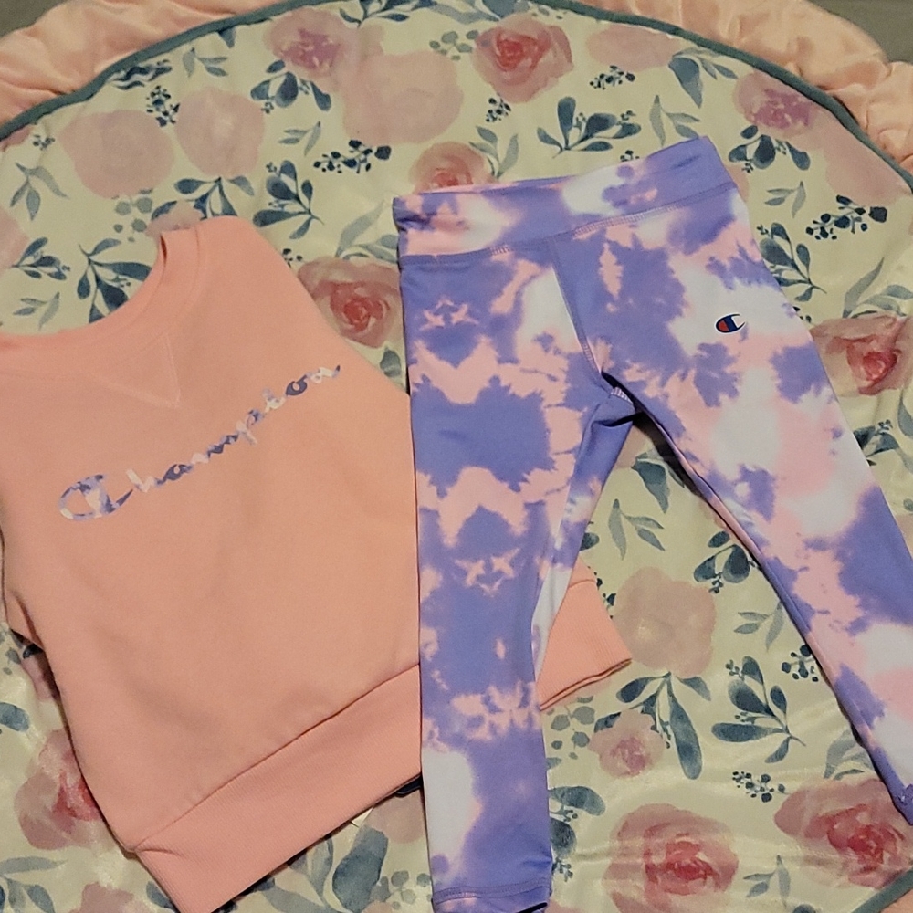 Champion Pink Candy Tie Dye